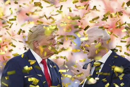 Donald Tramp i Đani Infantino.