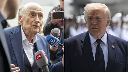 Sep Blater, Donald Tramp.jpg