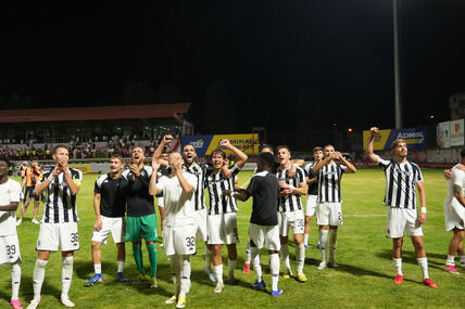 Partizan slavi pobedu u Šapcu.