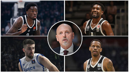 Šejk Milton, Dušan Miletić, Džejms Naneli, Džejlen Smit i Saša Obradović