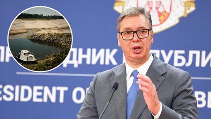 Aleksandar Vučić, Dunav, vodostaj Dunava, reka Dunav