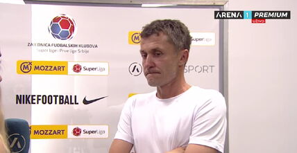 Saša Ilić daje izjavu