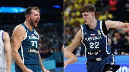 Luka Dončić i Stefan Joksimović