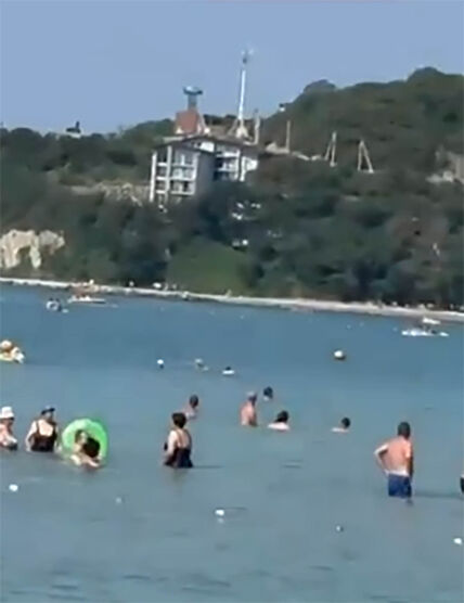 Dron pao među kupače u Rusiji