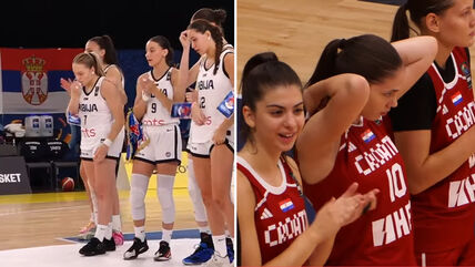 U 18 košarkašice Srbije i Hrvatske