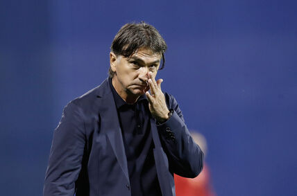 Zlatko Dalić na utakmici kvalifikacija za SP 2026 protiv Crne Gore na Maksimiru
