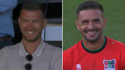 Edin Džeko i Dušan Tadić
