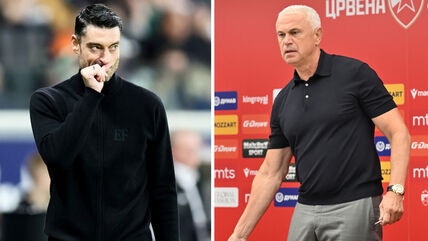Albert Rijera i Zvezdan Terzić, budući saradnici u Crvenoj zvezdi