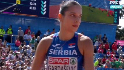 Milica Gardašević na Evropskom prvenstvu u Birmingemu