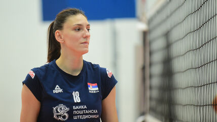 Tijana Bošković na treningu reprezentacije u Beogradu