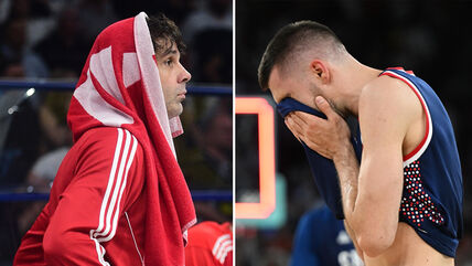 Miloš Teodosić i Ognjen Dobrić jedan do drugog.