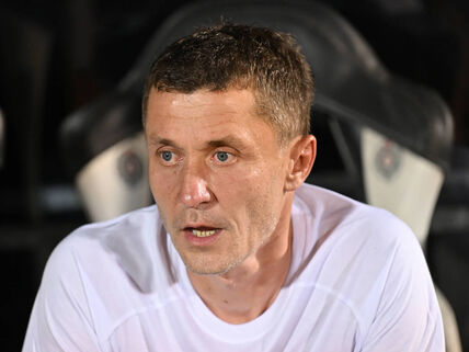 Trener Partizana Saša ilić.