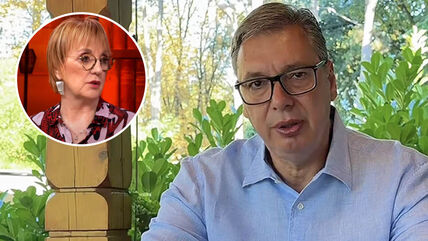 Aleksandar Vučić i Vedrana Rudan