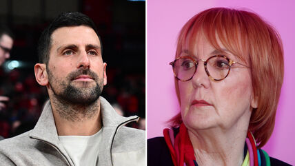 Novak Đoković i Vedrana Rudan jedno do drugog.