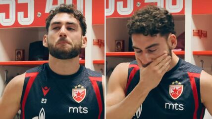 Nair Tiknizjan plače u svlačionici Crvene zvezde
