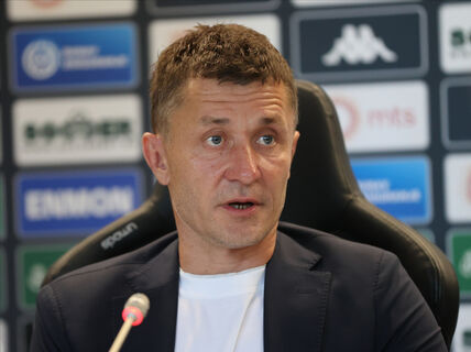 Saša Ilić na konferenciji za medije