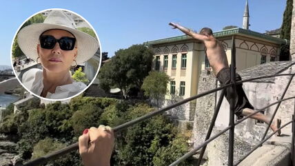 Zbog Lepe Brene muškarac skočio s mosta u Neretvu