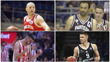 Saša Obradović, Vlade Divac, Vanja Marinković, Ognjen Dobrić