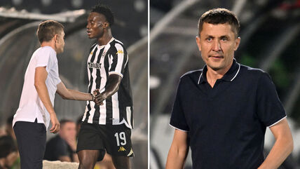 Saša Ilić i Demba Sek zajedno.