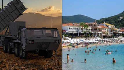 Patriot, Grčka, more, plaža, leto, letovanje, rakete, PVO