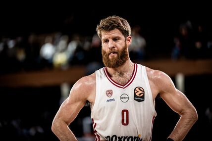 Tomas Vokap na meču Monako - Olimpijakos