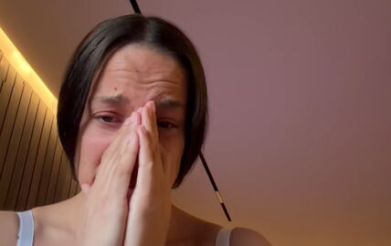 Edita Aradinović plače