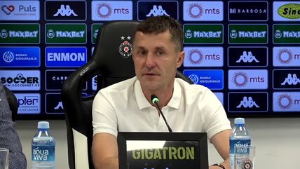 Saša Ilić na konferenciji za medije.