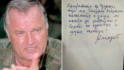 Ratko Mladić poruka