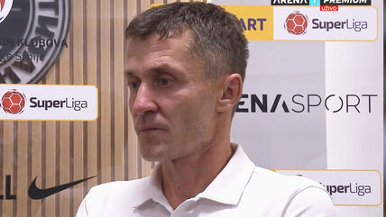Saša Ilić daje izjavu posle Hetafea