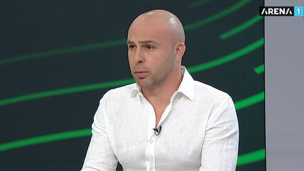 Slavko Perović u emisiji na TV Arena Sport.