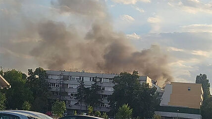 Požar na Novom Beogradu