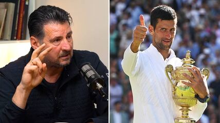 Vanja Grbić i Novak Đoković