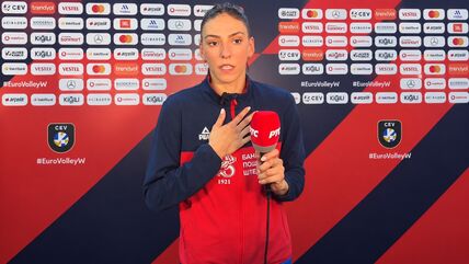 Tijana Bošković daje izjavu posle poraza Srbije od Turske