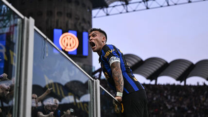 Lautaro Martinez slavi gol na San Siru