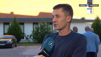 Saša Ilić daje izjavu pred večiti derbi