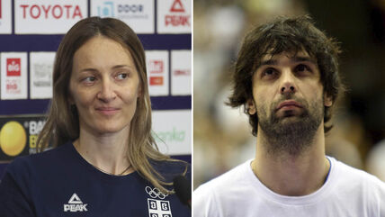 Maja Ognjenović i Miloš Teodosić