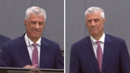 Tači se smeje tokom izricanja presude