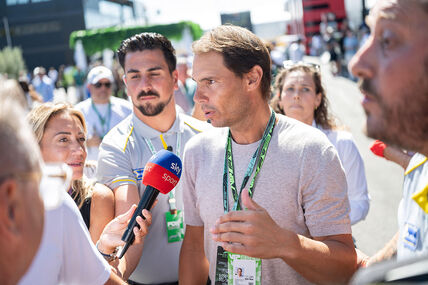 Rafael Nadal daje izjavu.