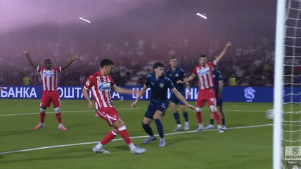 Miloš Veljković daje gol za Zvezdu