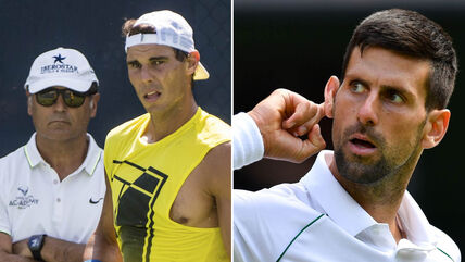 Rafael Nadal, Toni Nadal, Novak Đoković.jpg