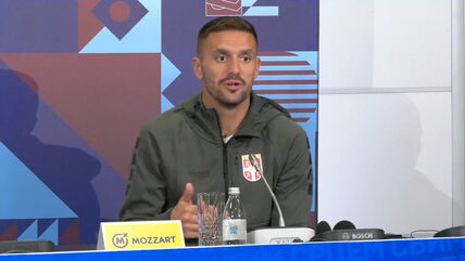 Dušan Tadić na konferenciji za medije