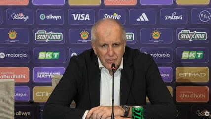 Željko Obradović na konferenciji za medije