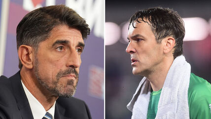 Veljko Paunović i Vladimir Stojković jedan do drugog.