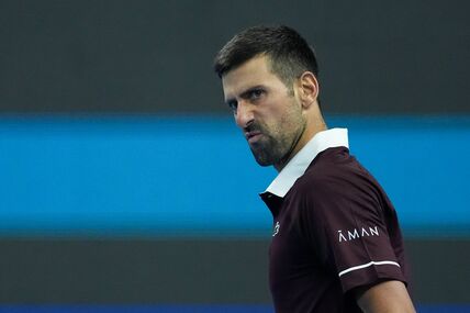 Novak Đoković na meču protiv Bua u Pekingu