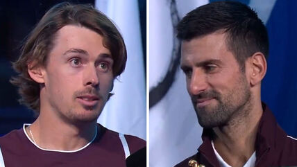 Aleks de Minor i Novak Đoković