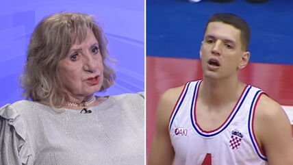 Biserka Petrović i Dražen Petrović jedno do drugoga.