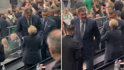 Dejan Bodiroga u hali Panatinaikosa