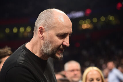Dino Rađa na utakmici Partizan - Olimpijakos