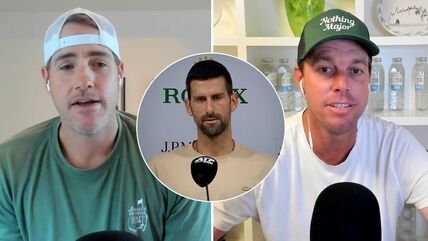 Džon Izner Sem Kveri i Novak Đoković