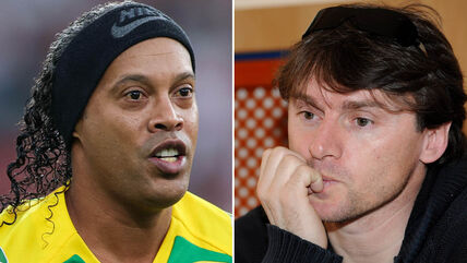 Ronaldinjo i Ljubomir Moravčik